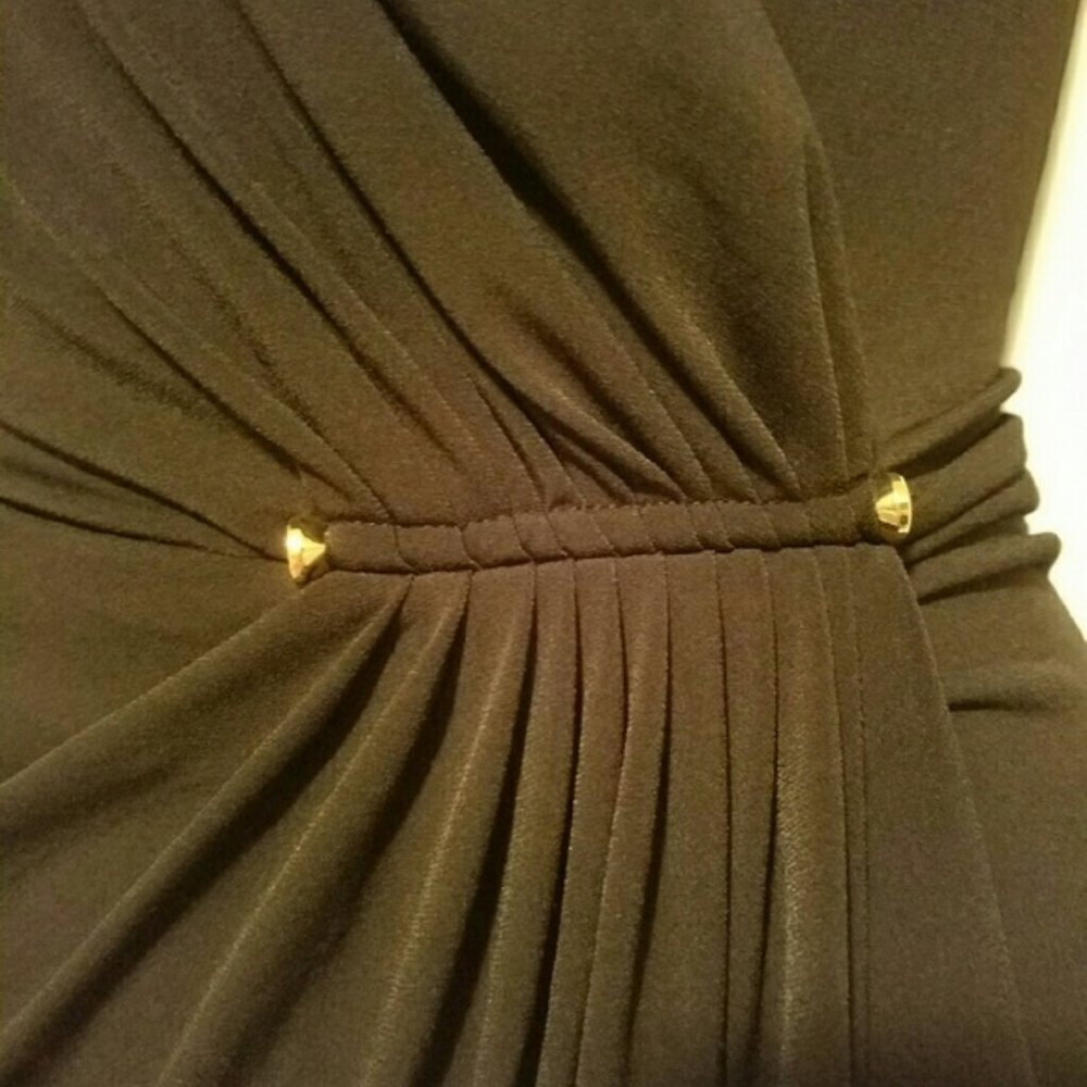 SOLD Michael Kors Sleeveless V-Neck Wrap Dress S - Picture 4 of 5